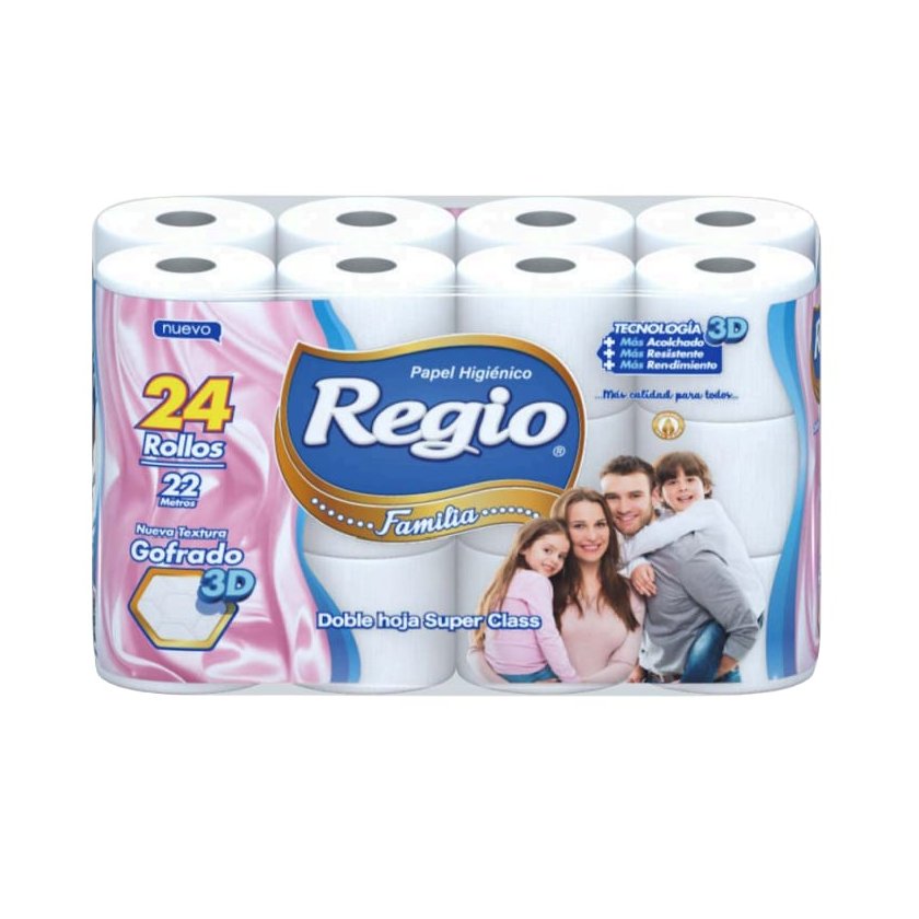 REGIO FAMILIA  22Mx24 ROLLOS DH 2 PACKS
