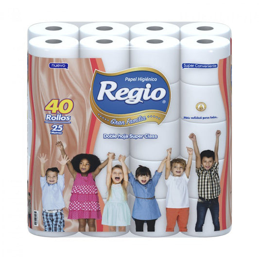 REGIO GRAN FAMILIA 22Mx40 ROLLOS DH 2 PACKS