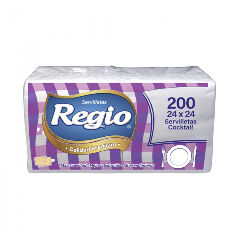 REGIO Servilleta Cocktail Regio Premium HS 24x24 cm