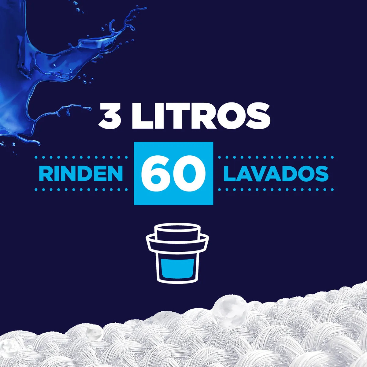 Detergente Concentrado 500ml Rinde 3L OMO