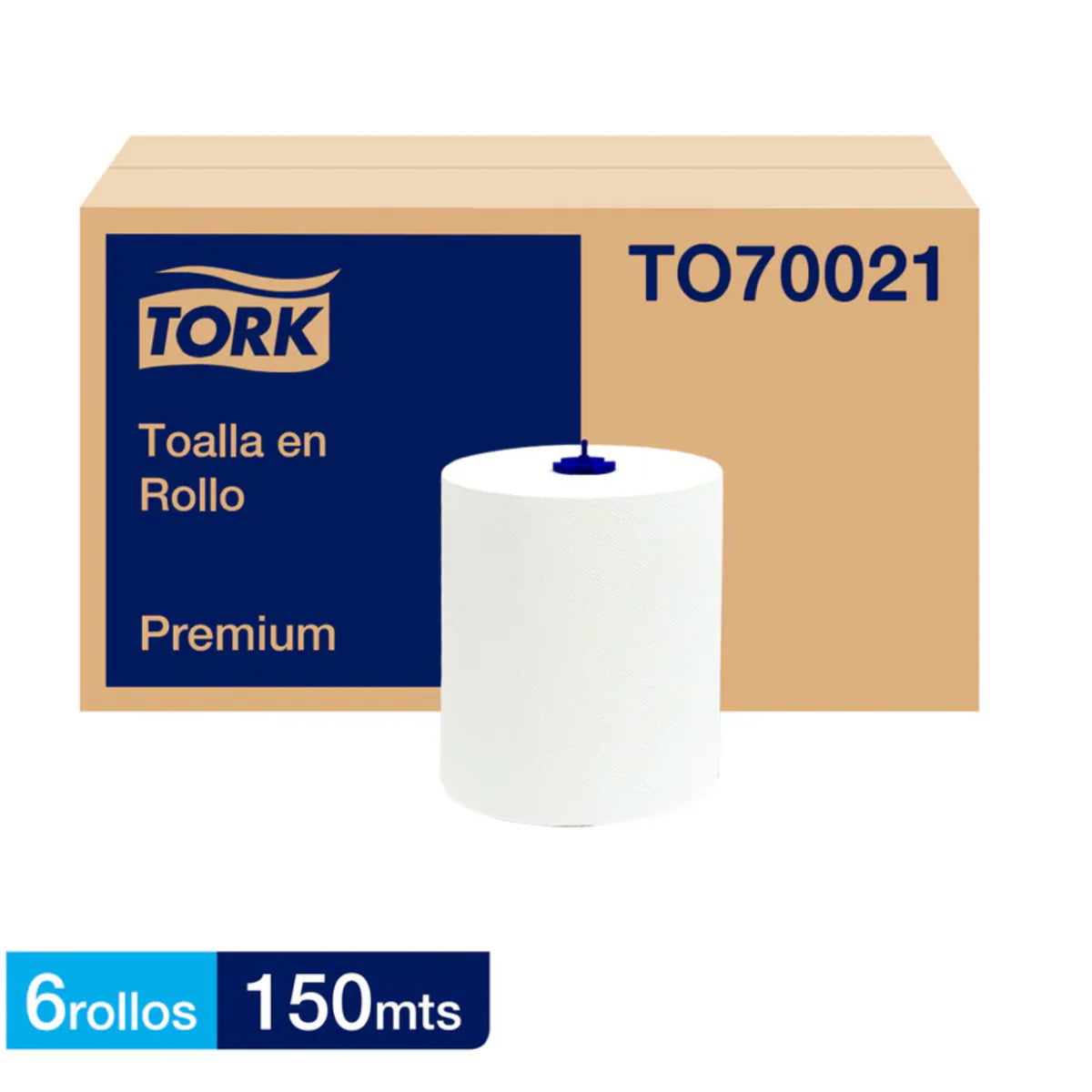 TOALLA TORK JUMBO PREMIUM D/H 6X150 MT