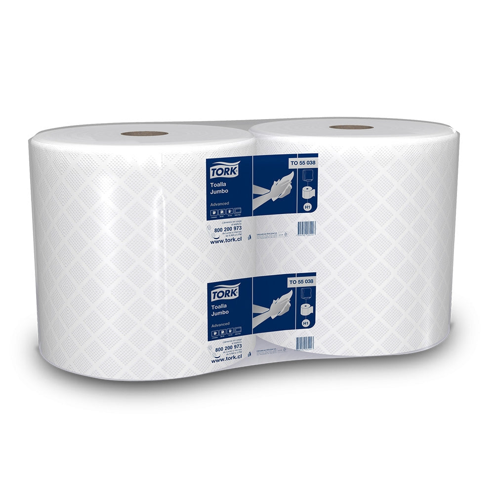 TOALLA TORK ADVANCED H/S 2 ROLLOS DE 310 MTS