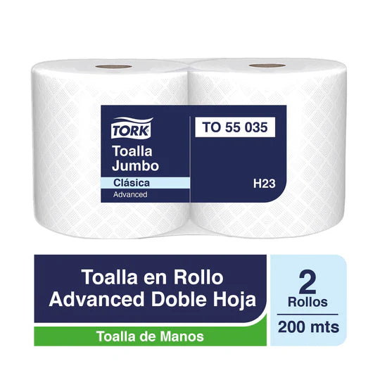 Toalla de papel Advanced 200 m doble hoja (2 unidades)