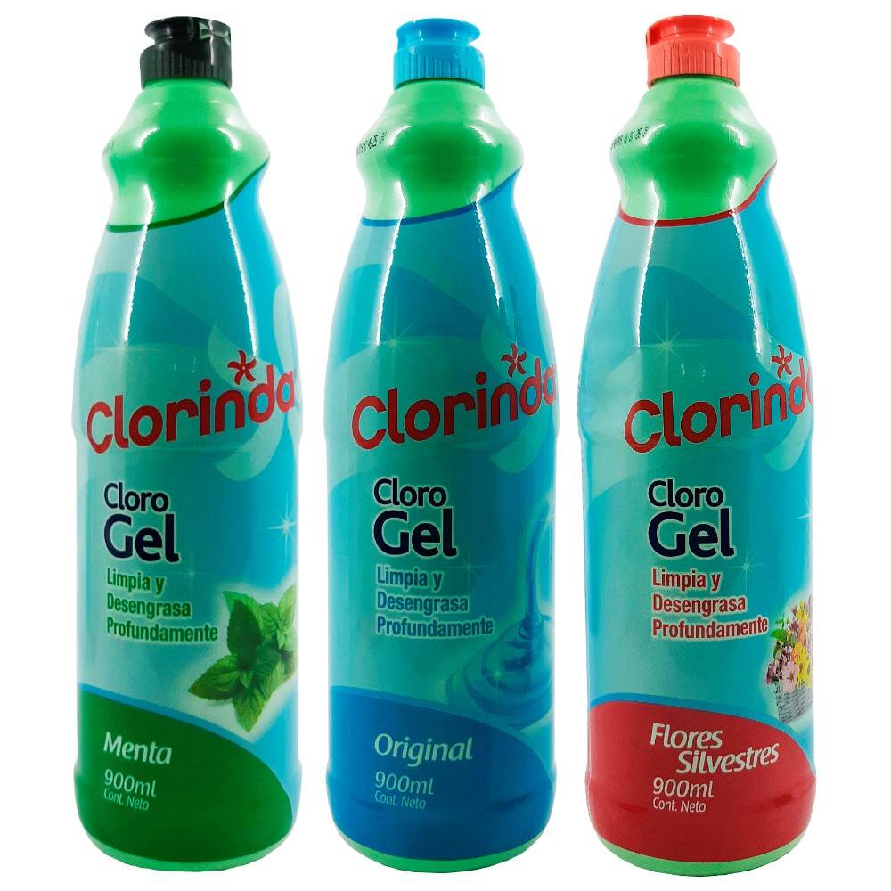 Cloro Gel 900ml Clorinda Variedades