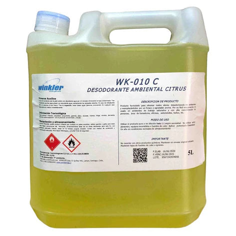 DESODORANTE AMBIENTAL  CITRUS 5LT  WINKLER